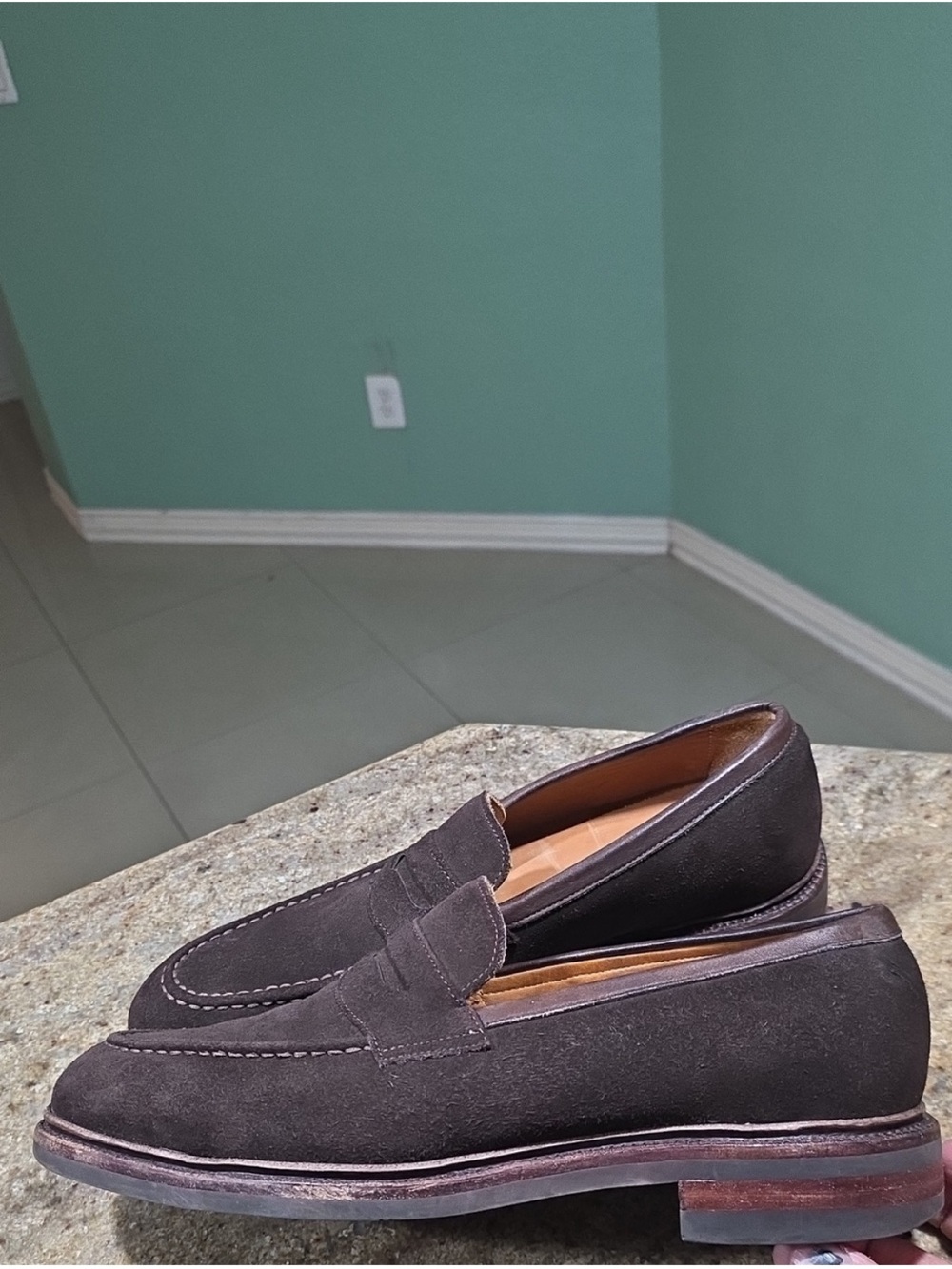 Meermin espresso brown suede superbuck loafers like new! - Picture 12 of 13